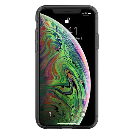 Pouzdro Just Mobile TENC Air - pouzdro pro iPhone Xs Max (Crystal Black)