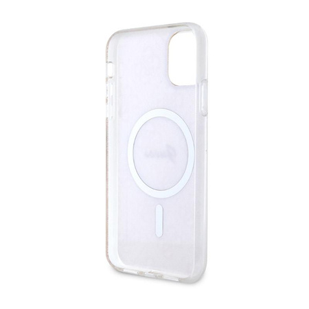 Guess 4G MagSafe - Étui pour iPhone 11 (rose)