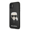 Karl Lagerfeld Silicone Iconic Karl`s Head - iPhone 11 Case (black)