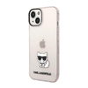 Karl Lagerfeld Choupette Body - Coque pour iPhone 14 Plus (rose)
