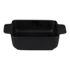 Alpina - Ceramic square ovenproof dish 21x15.8x5.8 cm (black)