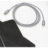 Kanex DuraBraid - propojovací kabel USB-C (Power Delivery) s Lightning MFi 1,2 m (stříbrný)