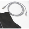 Kanex DuraBraid - USB-C (Power Delivery) - Lightning csatlakozókábel MFi tanúsítvánnyal 1,2 m (Ezüst)