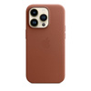 Apple Leather Case - Skórzane etui z MagSafe do iPhone 14 Pro (umbra)