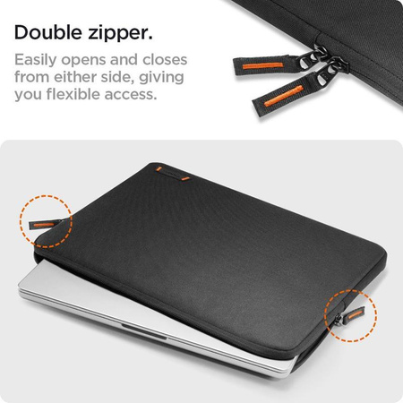 Spigen Basic Laptop Pouch - 15" / 16" Laptop Cover (Black)