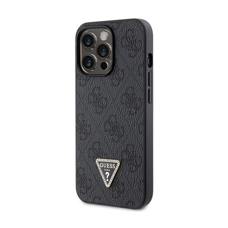 Guess Crossbody 4G fém logó - iPhone 13 Pro tok (fekete)