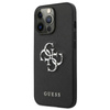 Guess Saffiano 4G Big Silver Logo - iPhone 13 Pro Case (black)