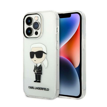 Karl Lagerfeld IML NFT Ikonik - iPhone 14 Pro Max Tasche (Transparent)