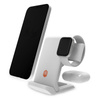 STM ChargeTree Go - Chargeur mobile sans fil 3-en-1 pour iPhone, AirPods et Apple Watch (blanc)