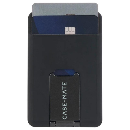 Case-Mate Magnetic 3 in 1 Wallet MagSafe - magnetická peněženka se stojánkem (černá)