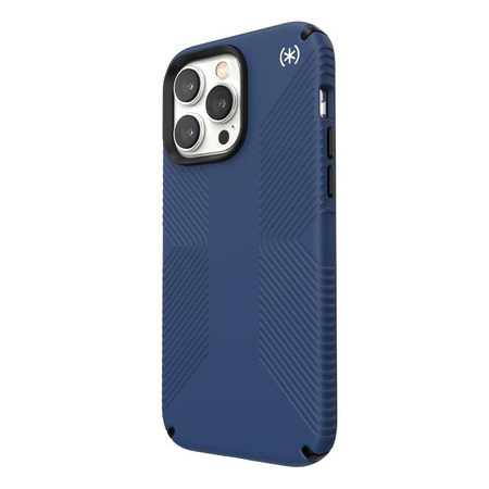 Speck Presidio2 Grip - Csúszásgátló tok iPhone 14 Pro Max készülékhez (Coastal Blue / Fekete / Fehér)