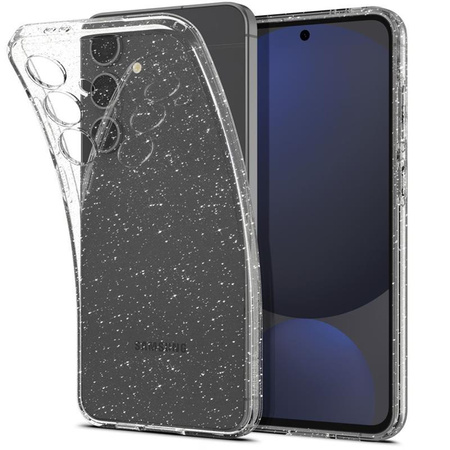 Spigen Liquid Crystal Glitter - tok Samsung Galaxy S24 FE készülékhez (átlátszó)
