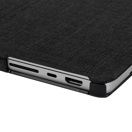 Incase Textured Hardshell in Woolenex - látkové pouzdro pro MacBook Pro 14" (2023-2021) (Graphite)