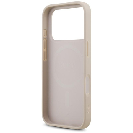 ETUI DO IPHONE 17 PRO do MAGSAFE GUESS RÓŻOWE ORYGINALNE ELEGANCKIE MODNE