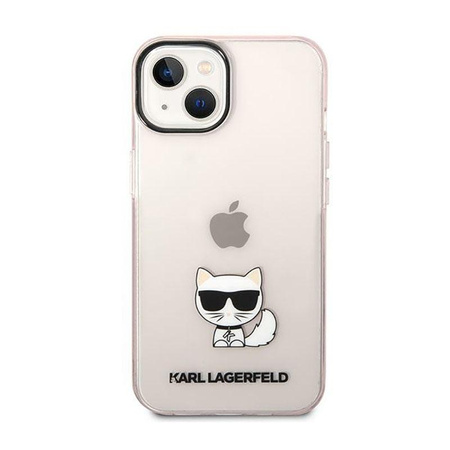 Karl Lagerfeld Choupette Body - iPhone 14 Tasche (rosa)