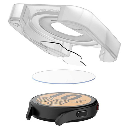 Spigen GLAS.TR EZ FIT 2-Pack - Edzett üveg Samsung Galaxy Watch 4 / 5 44 mm-es órához (2 db)