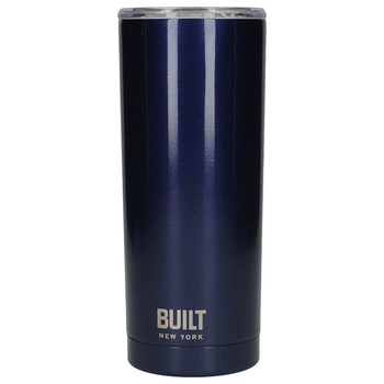 BUILT Vacuum Insulated Tumbler - Mug thermique en acier isolé sous vide 600 ml (Midnight Blue)