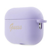 Guess Silicone Heart Charm - AirPods Pro 2 Case (purple)
