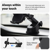 Crong Carclip Car Holder for Dashboard and Windshield - Black