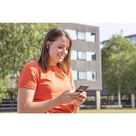 Trust Primo Touch - bezdrátová sluchátka Bluetooth (modrá)