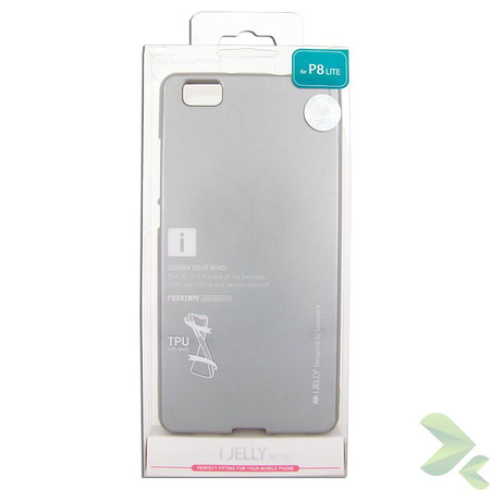 Mercure I-Jelly - Etui Huawei P8 Lite (gris)