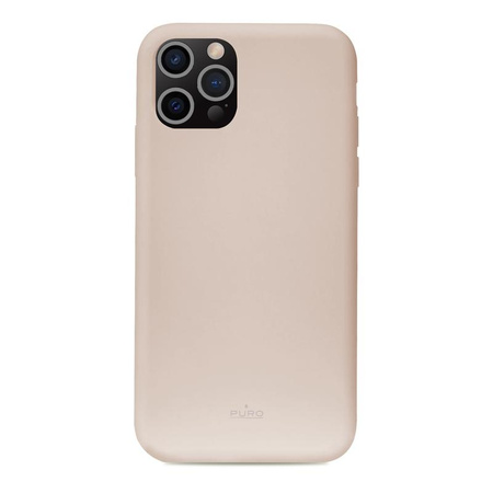 PURO ICON Cover - iPhone 13 Pro tok antimikrobiális védelemmel (Homokrózsaszín)