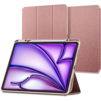 Spigen Urban Fit - Etui pour iPad Air 11" M3 (2025) / M2 (2024) / iPad Air 10.9" (5th-4th gen).) (2022-2020) (or rose)
