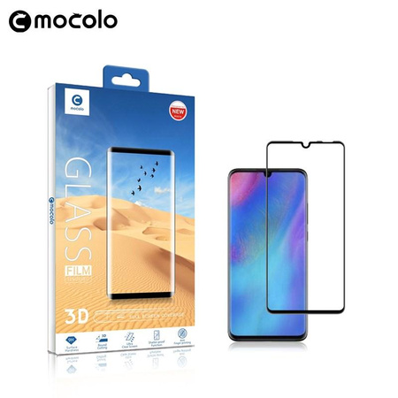 Mocolo 3D 9H Full Glue - Verre de protection intégrale pour Huawei P30 Lite (Noir)