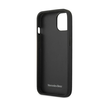 Mercedes Leather Urban Line - Étui pour iPhone 15 Plus (noir)