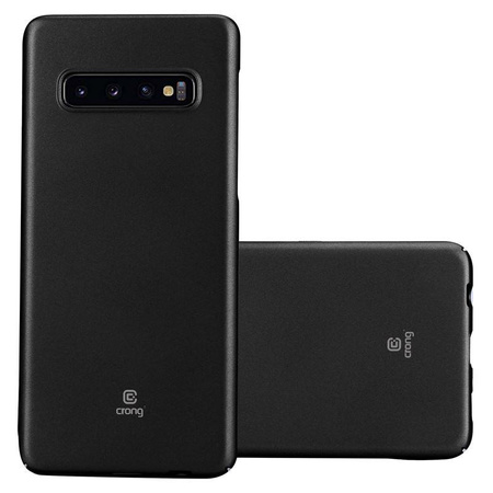 Crong Smooth Skin - Samsung Galaxy S10+ Tasche (schwarz)
