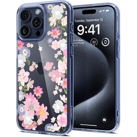 Spigen Ultra Hybrid - Gehäuse für iPhone 15 Pro (Blossom)