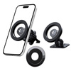 Spigen MFT13 Magnetic Dashboard & Vent Car Mount – Magnetische Auto-Halterung MagSafe (Schwarz)