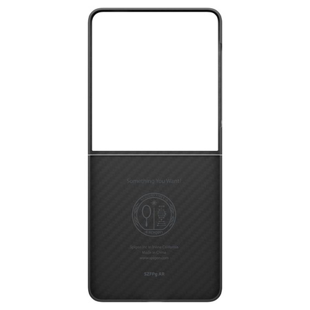 ETUI CZARNE SPIGEN DO GALAXY Z FLIP 7, Eleganckie, Smukłe, Premium Case