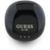 Guess Glossy Effect Egg Shape Printed Classic Logo – TWS Bluetooth sluchátka + nabíjecí pouzdro (černá)