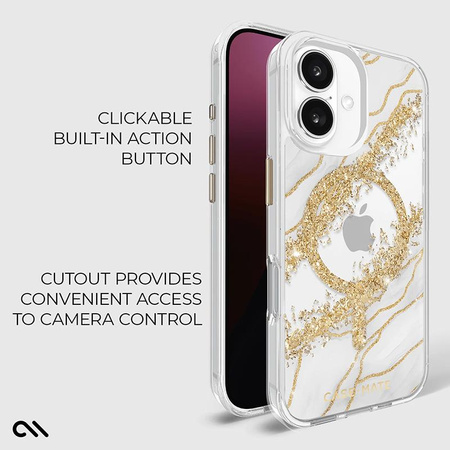 Case-Mate Karat MagSafe - Pouzdro pro iPhone 16 (Granite)