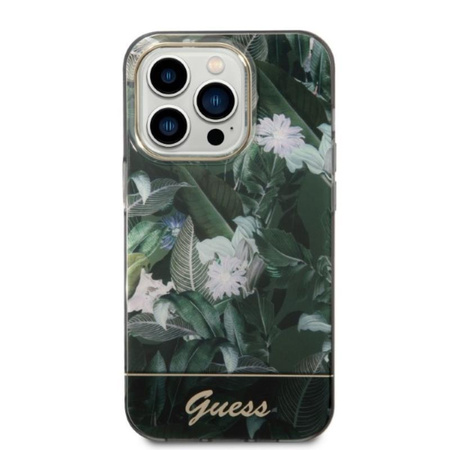 Guess Jungle Case - iPhone 14 Pro Max Case (green)