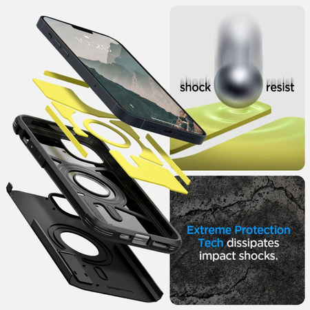 Spigen Tough Armor MagFit - iPhone 14 Plus MagSafe Case (Black)