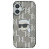 Karl Lagerfeld IML Karl Head Electroplated - iPhone 16 Case (black)