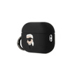 Karl Lagerfeld Silicone NFT Karl Head 3D - Étui AirPods Pro 2 (noir)