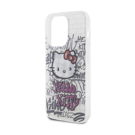 Hello Kitty IML Kitty On Bricks Graffiti - iPhone 15 Pro Max Case (white)