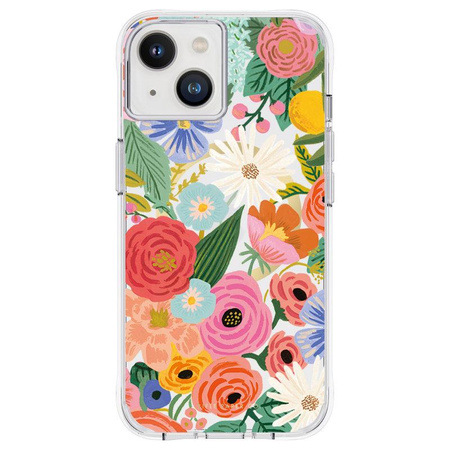 Rifle Paper Clear MagSafe - iPhone 14 Fall (Garden Party Blush)