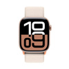 Crong Nylon - Sportarmband für Apple Watch 38/40/41/42 mm (Starlight)