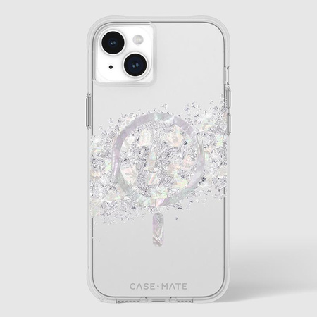 Case-Mate Karat MagSafe - iPhone 15 Plus case decorated with mother of pearl (A Touch of Pearl)