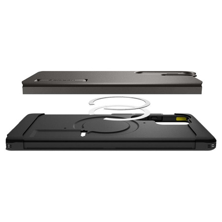 Spigen Tough Armor MagSafe - Gehäuse für Samsung Galaxy S25 Ultra (Gunmetal)