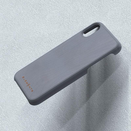 Nordic Elements Original Gefion - Dřevěné pouzdro pro iPhone Xs / X (Mid Grey)