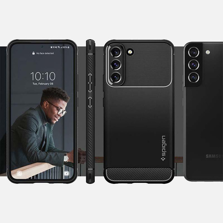 Spigen Rugged Armor - Etui do Samsung Galaxy S22+ (Czarny)