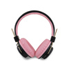 Hello Kitty Metal Logo Round Shape - Casque intra-auriculaire sans fil Bluetooth V5.3 (rose)