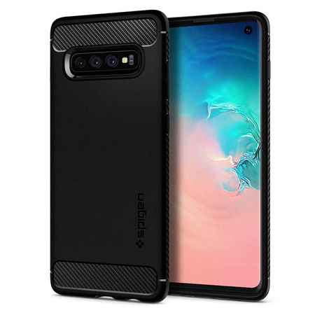 Spigen Rugged Armor - Case for Samsung Galaxy S10 (Black)