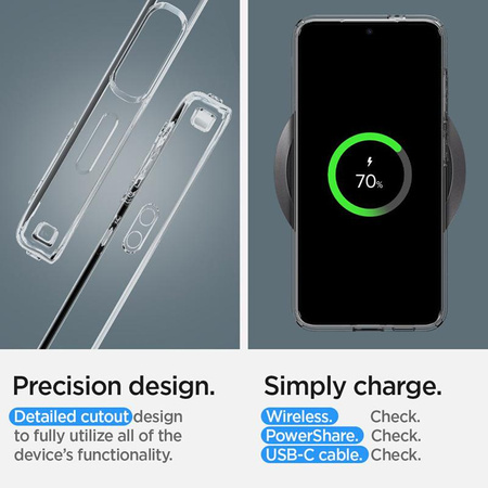 Spigen Liquid Crystal - Etui pour Samsung Galaxy S24 (Transparent)