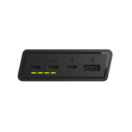 Green Cell PowerPlay20s - Power Bank 20000 mAh mit USB-A QuickCharge 3.0 und 2x USB-C Power Delivery 22.5W (schwarz)